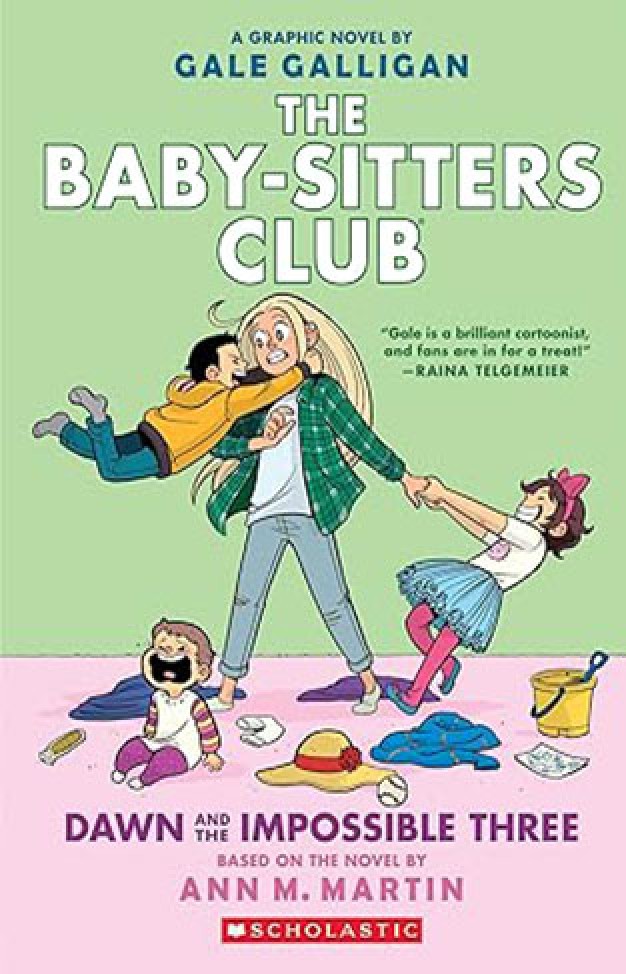 Dawn and the Impossible Three The Babysitters Club Graphic Novel book 5